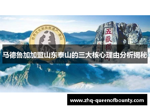 马德鲁加加盟山东泰山的三大核心理由分析揭秘